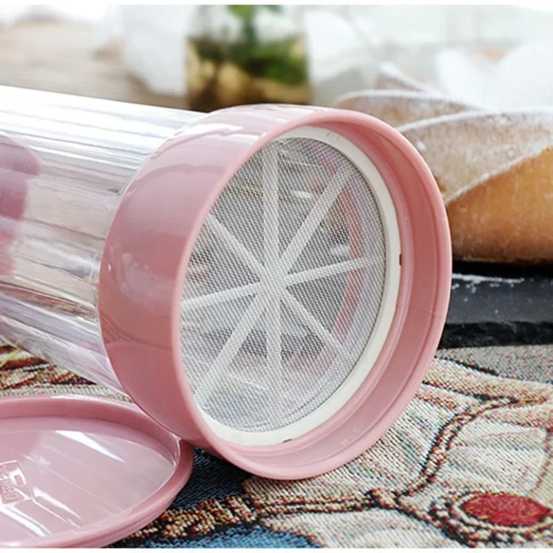 Stainless Steel Flour Sifter Handheld Manual Flour Powder Icing Sugar Sifter Cup Baking Pastry Tool