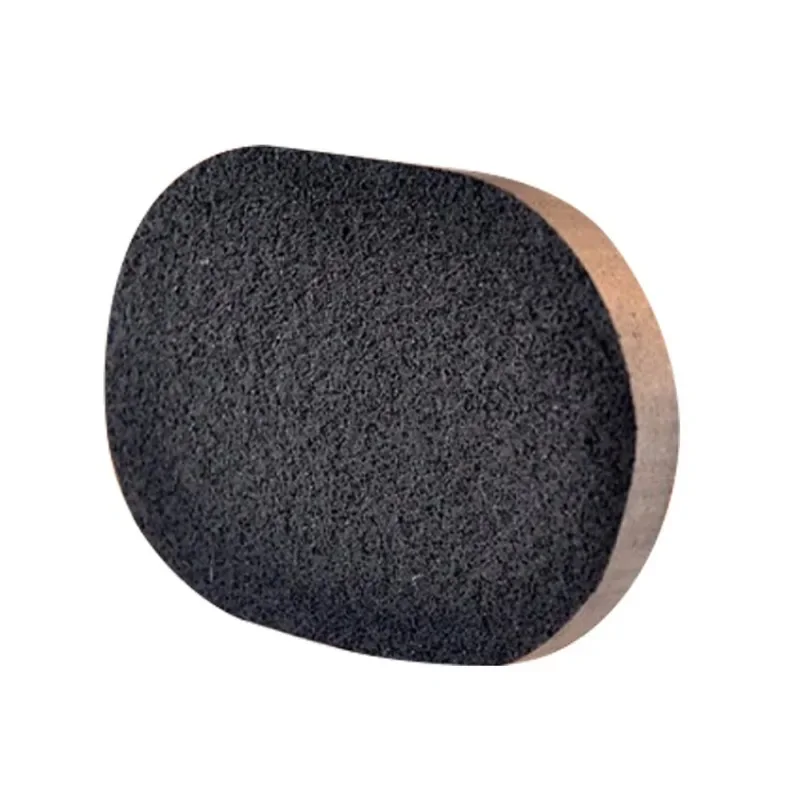 1Pc Natural Soft Black Bamboo Sponge Puff Beauty Facial Wash Cleaning Cosmetic Puff 2