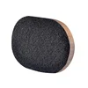 1Pc Natural Soft Black Bamboo Sponge Puff Beauty Facial Wash Cleaning Cosmetic Puff 2