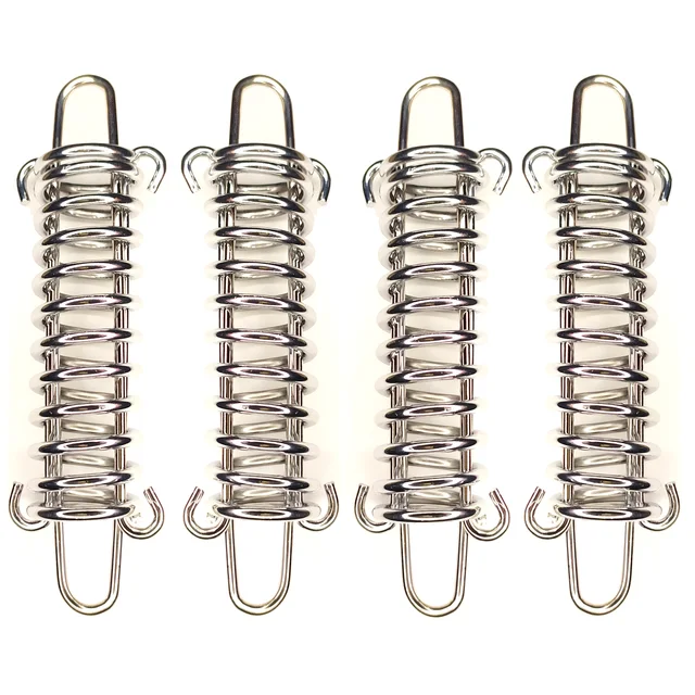 4Db Árnyalatú Vitorla Rugó Csat Napellenző Rögzített Horog Sátor Kötél Szélálló Rozsdamentes Acél Feszítő A Kültéri Kempinghez