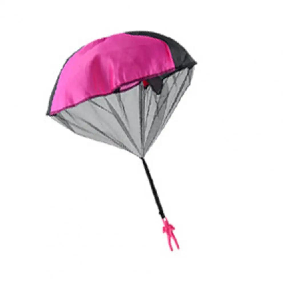 

Kids Hand Throwing Parachute Toy Hand Throwing Parasailing Toy with Figure Soldier Outdoor Fun Sports Play Game Kids Game
