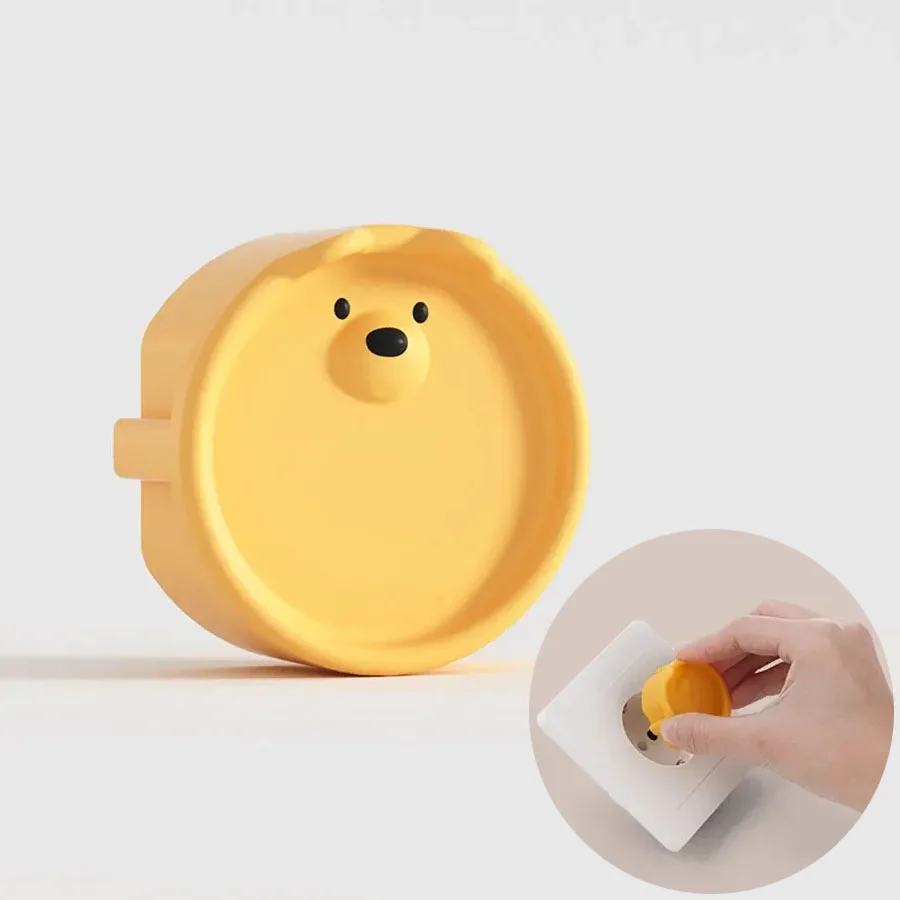 1pcs Socket Protective Cover Baby Safety Protection Silicone Against Electric Shock Dustproof Protective Cover European Standard