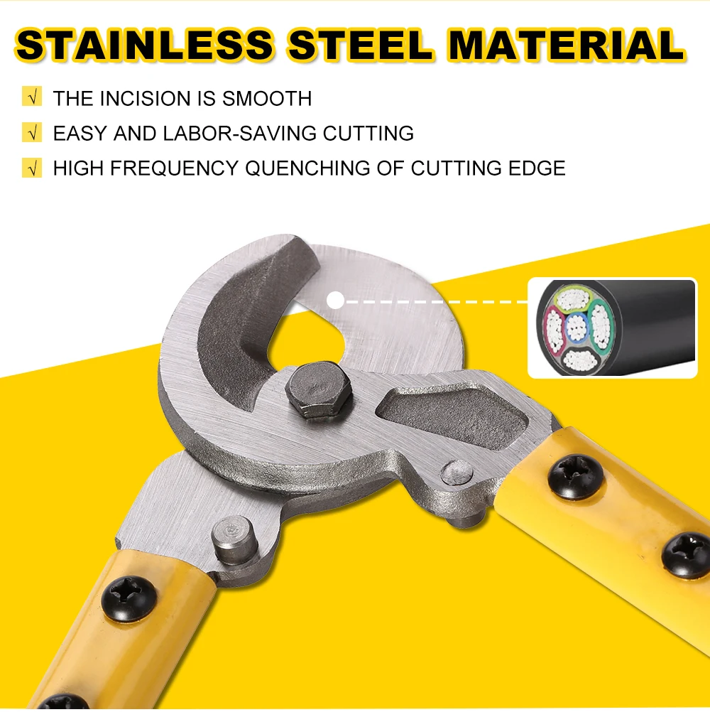 Save Energy High Strength Steel Cable Cutter LK-125/250/500