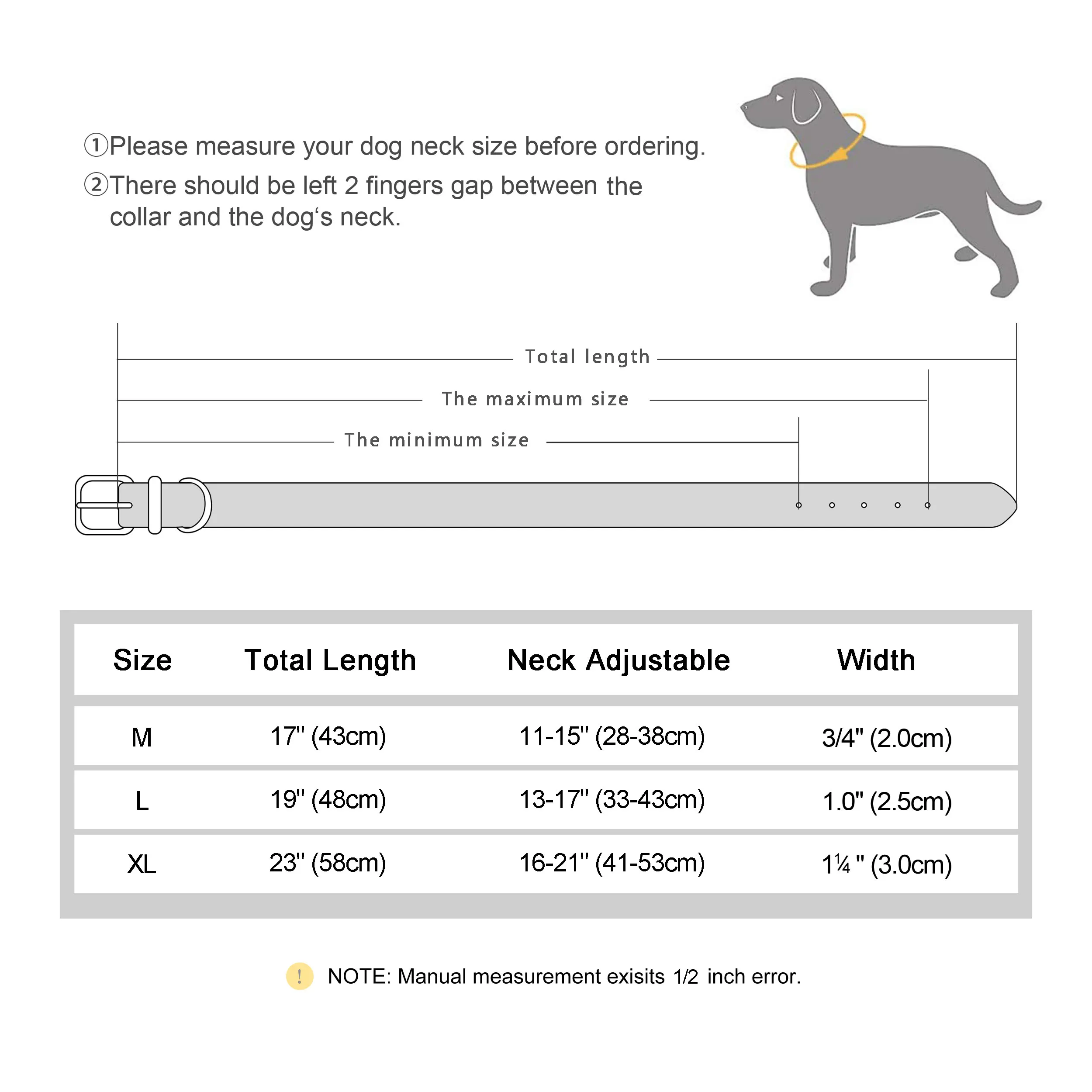 GPS Tracker Dog Collar PU Leather Dog Collars Anti-lost Pet Pug Chihuahua Necklace Adjustable Small Medium Large Dogs