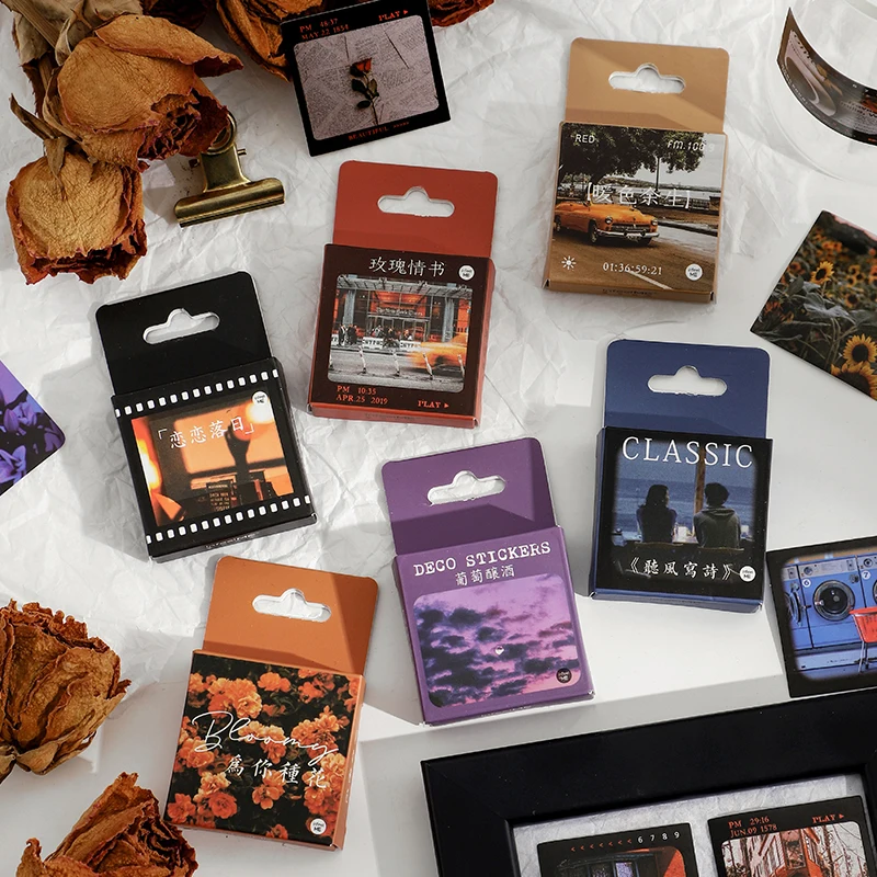 

Декоративные наклейки в стиле ретро, 46 шт.