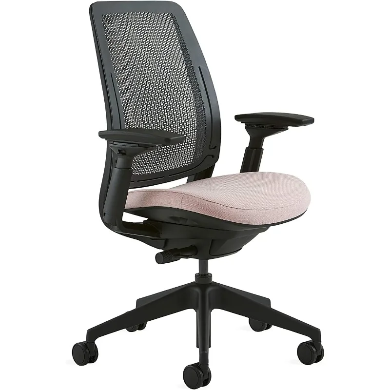 

Steelcase Series 2 Office Chair - Ergonomic Work Chair with Wheels for Carpet - with Back Support, Weight-Activated Adjustment