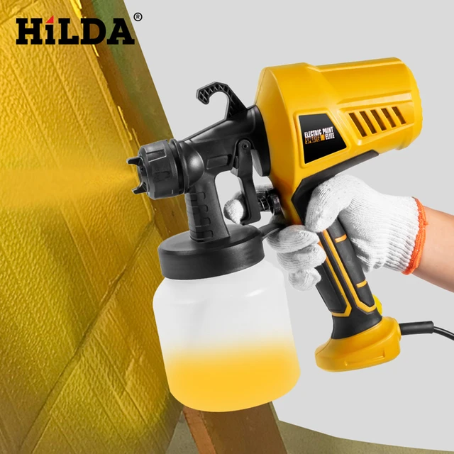 Pulverizador de pintura para el hogar, pistola de pulverización de alta  presión de 500 ml, desmontable, para manualidades, para pintar paredes de  techo, puertas y vallas, 800 W - AliExpress