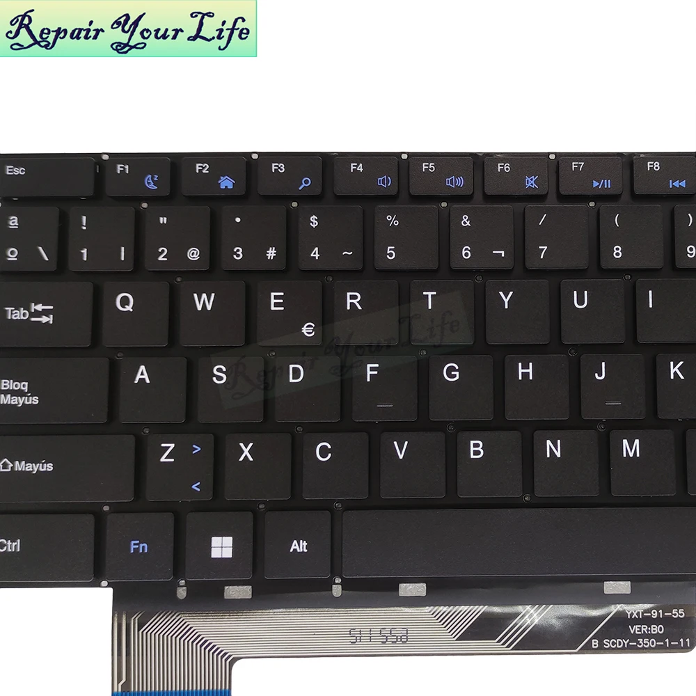 Teclado Portátil Latino e Espanhol Gateway Ultra Slim Gwnr71517 15.6 Eua Padrão Inglês Yxt-9155 Scdy3501-11 - Imagem 6
