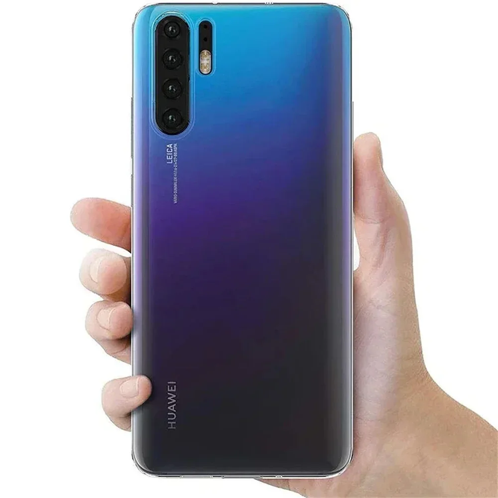 Ultra Thin Transparent Silicone Soft Case - Enhanced Protection Back Cover