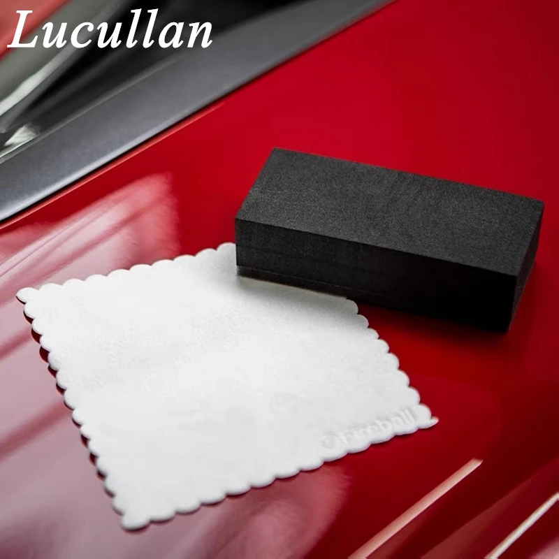 Lucullan New Anti-drop Design Car Ceramic Coating Dressing Applicator Auto Glass Paint Nano-Coat Sponge Pad