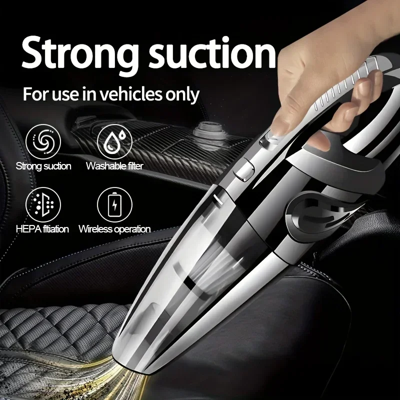 Portable Mini Car Vacuum Cleaner USB Charging