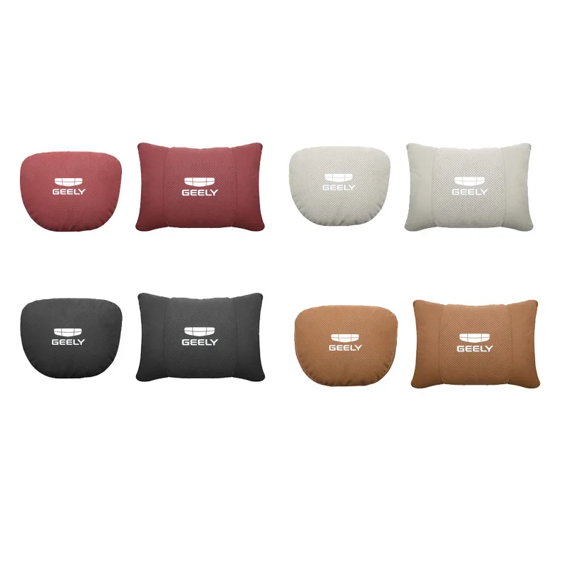 Car Neck Pillow Car Neck Pillow Seat Headrest Lumbar Spine Protection for Geely