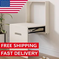 Folding Shower Bench Entryway Stool Wall Mounted Folable Shoe Changing Stool for Bathroom Living Space Saving Extenable Bench ﻿ 1