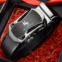 JIFANAUL hommes célèbre marque ceinture de haute qualité en cuir ceinture de luxe en métal boucle automatique ceinture affaires loisirs mode ceinture 1