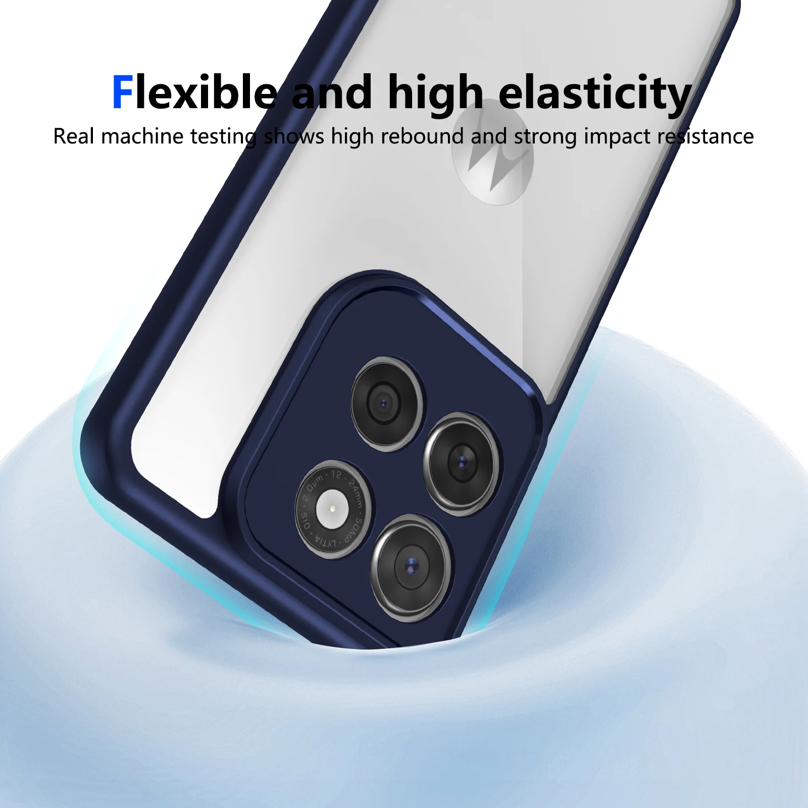Clear TPU Anti-Drop Phone Case - Transparent Protective Cover for Motorola Moto Edge Series