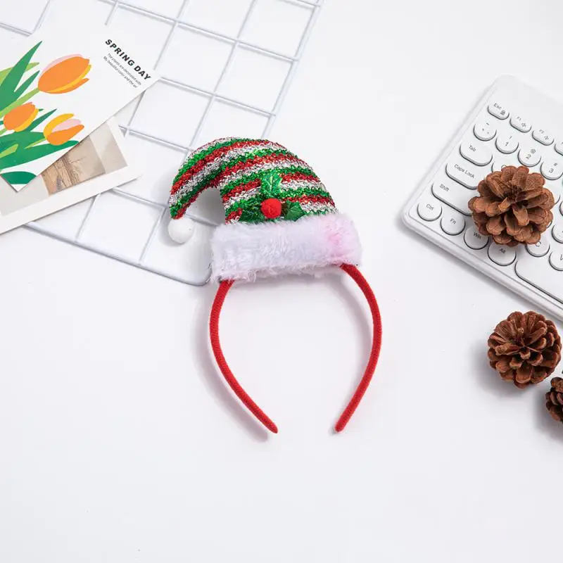 1Pcs Creative New Christmas Atmosphere Party Headband Party Supplies Christmas Decorative Hair Accessories For Woman Kids