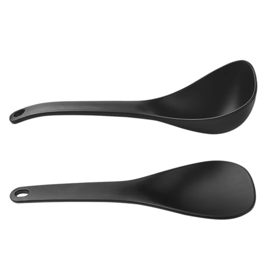 2pcs Soup Spoon Rice Paddle Large Size Kitchen Tool Plastic Cookware Serving Spoons Dining Utensils Bar Accessories plastic rice spoon