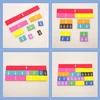 Rainbow Fraction Tiles Montessori Math Materials for Kids Homeschool Supplies N1HB 5