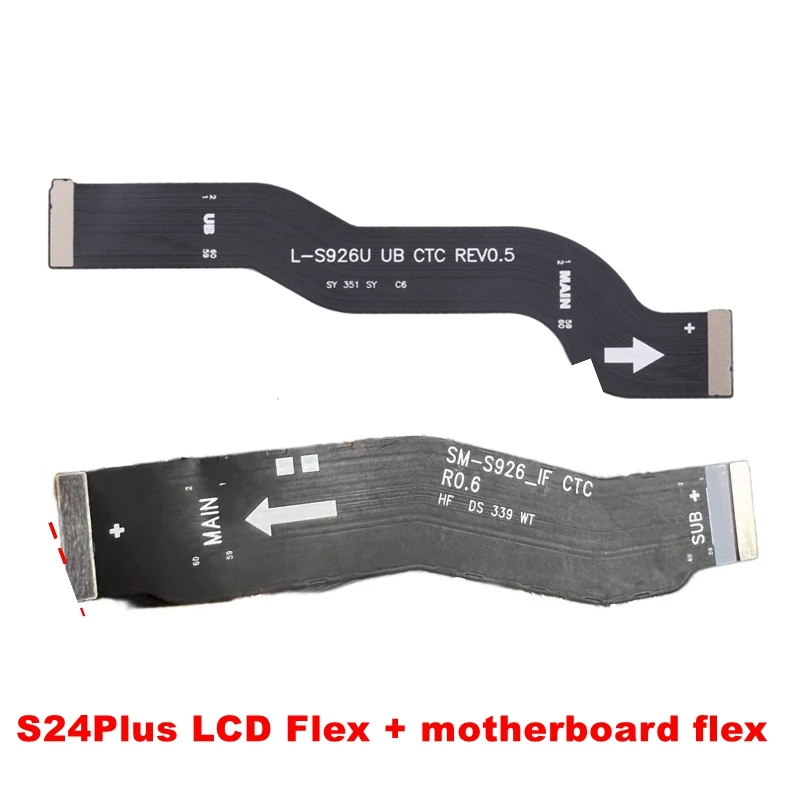 موصل اللوحة الأم لسامسونج غالاكسي ، شاشة LCD ، كابل مرن ، اللوحة الرئيسية ، تجميع جزء الإصلاح ، سامسونج غالاكسي S24 ، S24 بلس الترا