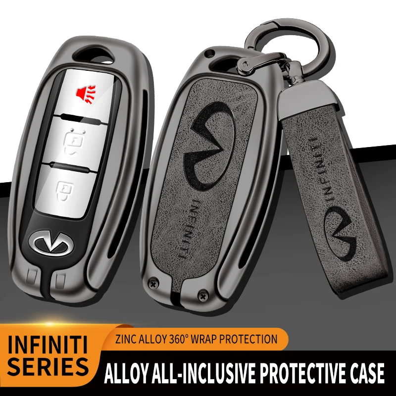 Location Infiniti Key Chains Carbon Fiber Key Fob Shell For