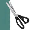 Zig Zag Sewing Cut Dressmaking Tailor Shear Scissor Leather Handicraft Fabric Upholstery Tool Textile DENIM DIY 1