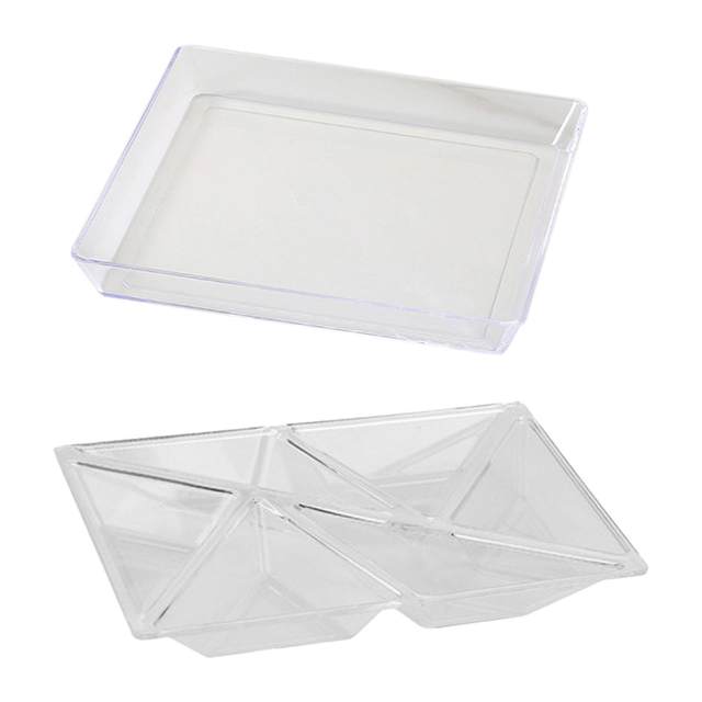 Fruit Plate Decorative Tray Multipurpose Serving Tray Candy Dish Holder Stand for KTV Celebration Restaurant Buffet Birthday