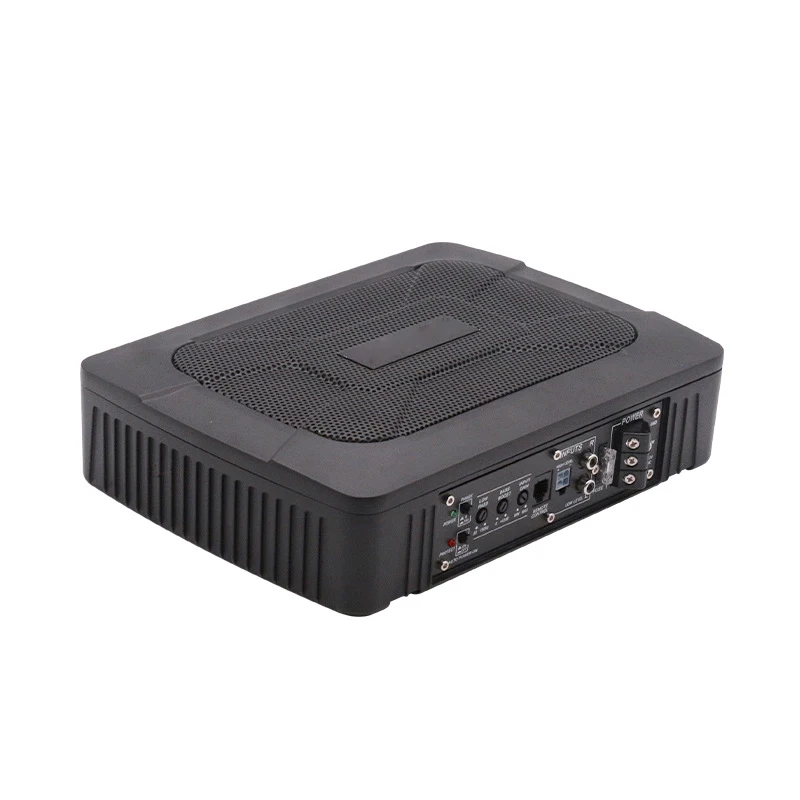 9 Inches 600W HIFI Slim Under-Seat Super Bass Car Subwoofer Powered Car Speaker Amplifier Speaker Audio Processor Music Player