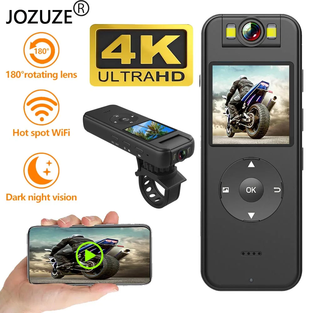 

Мини-камера JOZUZE CS09 Ultra HD 4K с поддержкой Wi-Fi