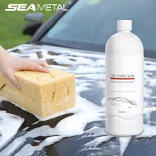 SEAMETAL 1000ml 세차 워터 왁스 세트, 농축 자동 세척 화학 액체 자동차 효과적인 청소 샴푸 액티브 폼