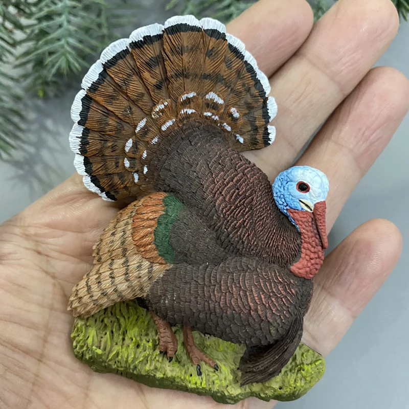 

Handmade Fridge Magnet Resin Animal Bird Decorative Magnetic Buckle Message Sticker