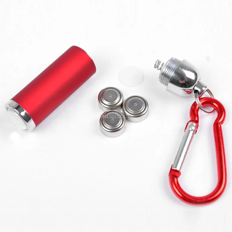 Wasafire Mini Pocket LED Flashlights Portable Torch Keychain Zoomable Flashlights Keyring Super Small Hand Light Camping Lamp