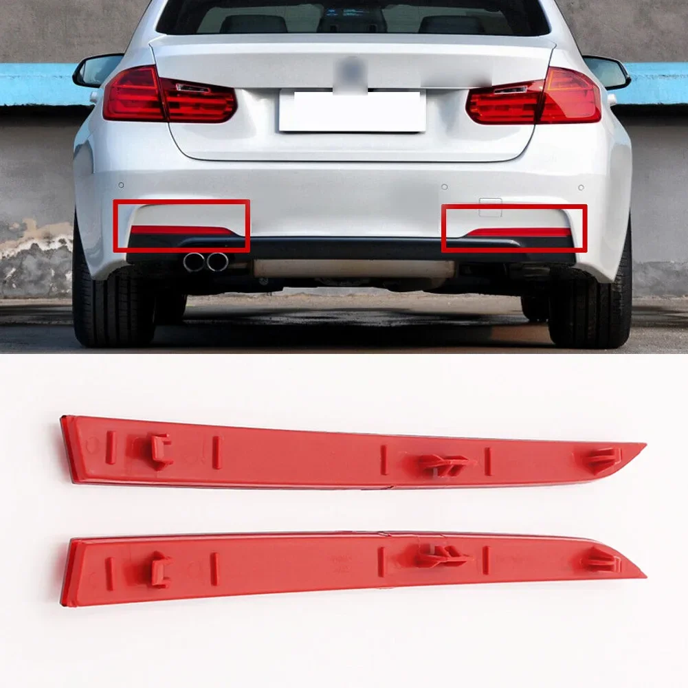 리어 범퍼 리플렉터 램프 63147847165 63147847166, BMW 3 시리즈 F30 F31 M 스포츠 12-17 투어링, M 스포츠 범퍼 포함, 1 개, 2 개