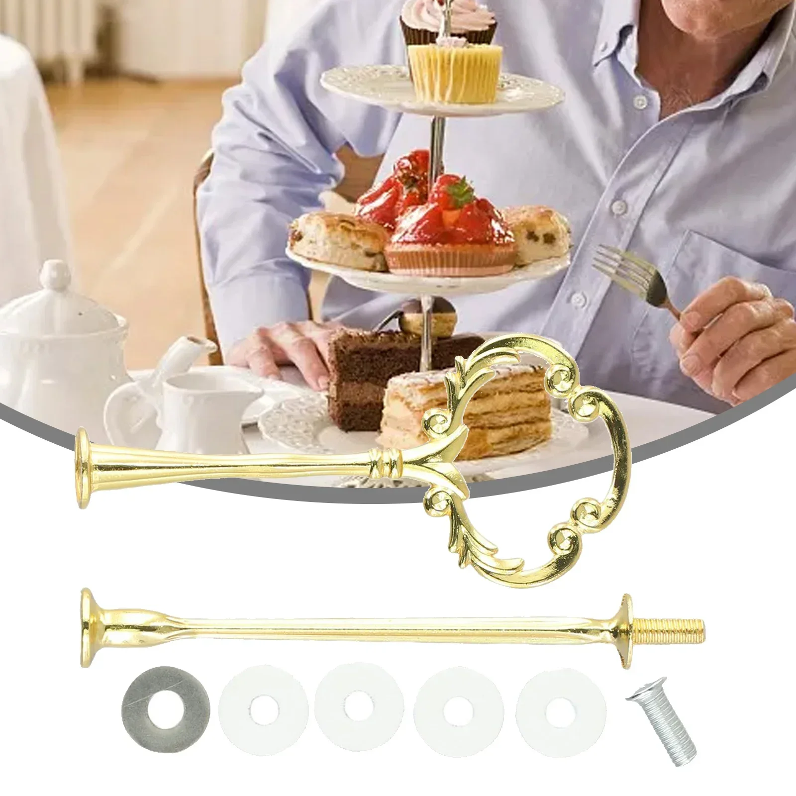 Cake Decorating Tools Cake Stand Cake Baking Tools Cake Making Tools Dessert Stand Fruit Plate Stand 2/3 Tier