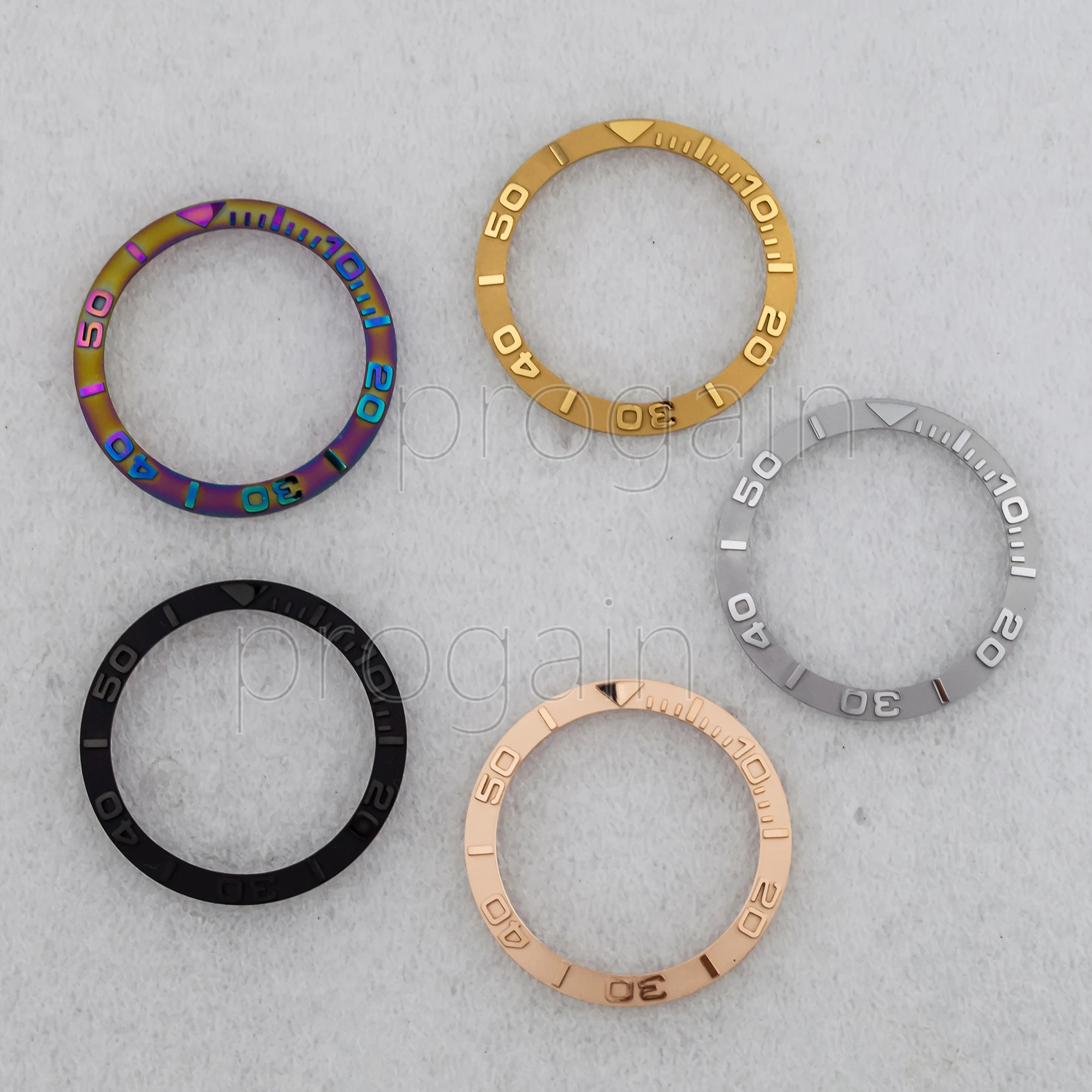 Enhanced Watch Bezel Accessory - 38mm Outer Diameter for Premium Timepiece Modification and Repair