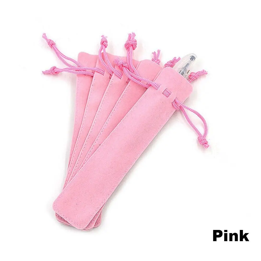 Premium Double-Sided Velvet Pen Pouch - Enhanced Stationery Sleeve for Office & School Supplies