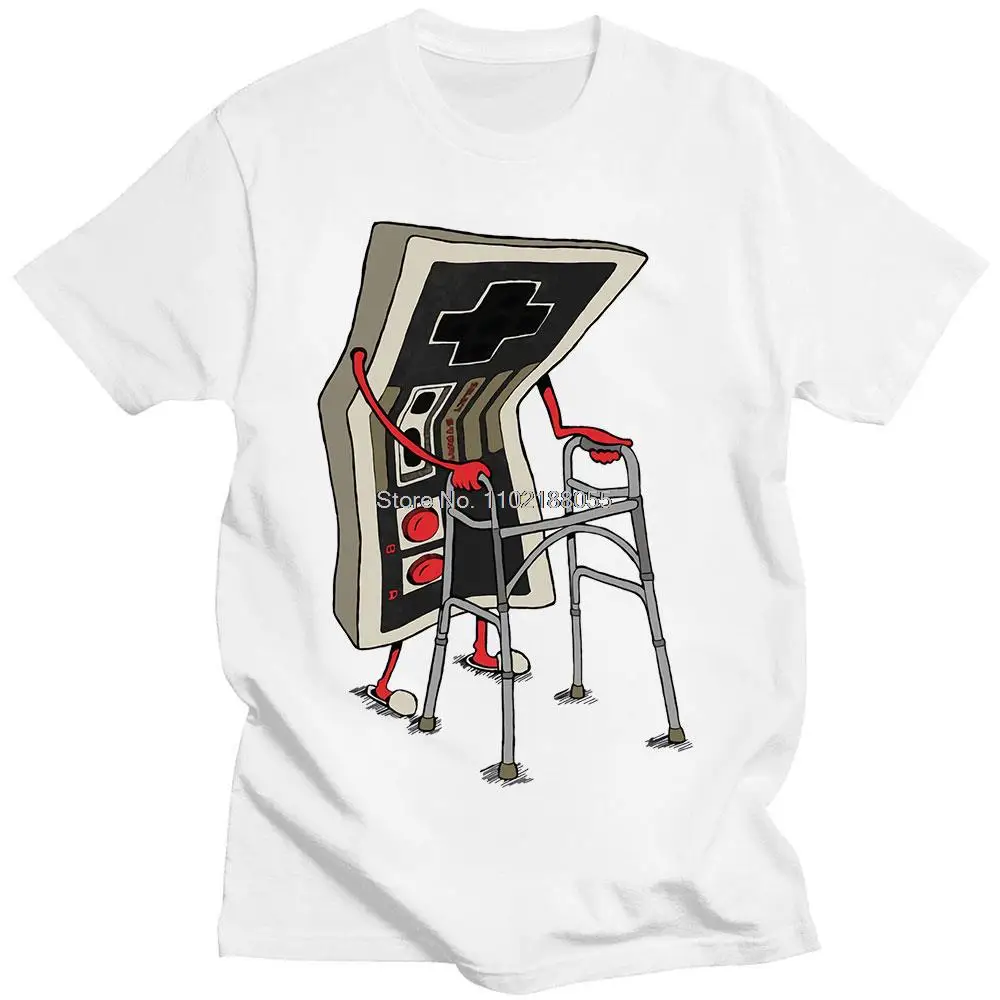 T-shirt per videogiochi vecchia scuola Arcade anni '80 T-shirt grafiche retrò firmate 1 cotone T-shirt vintage oversize streetwear_voghion.com