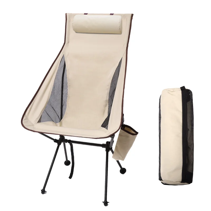 

Folding Portable Outdoor Chair Camping Chair Foldable Storage Easy for Camping Picnic Aluminum Alloy Camping Fishing Chair