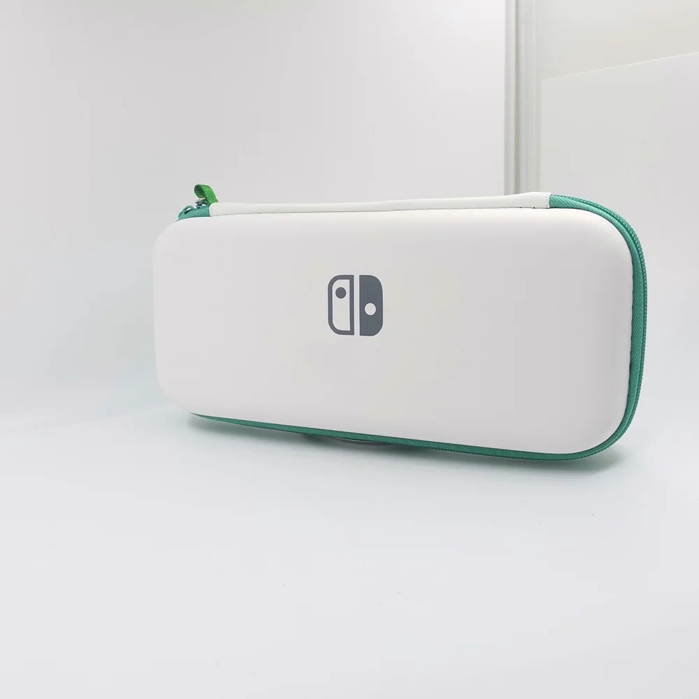 닌텐도 스위치용 OLED 보관 가방, 크리스탈 하드 커버, 쉘 케이스, 화면 보호 필름, 엄지 그립 캡, PC 파우치 액세서리