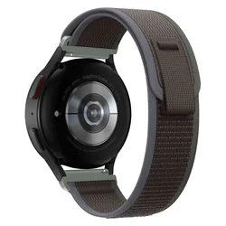 Nylon Loop Strap for Smart Watch - Replaceable Band, Versatile 20mm/22mm (Blue black 18)