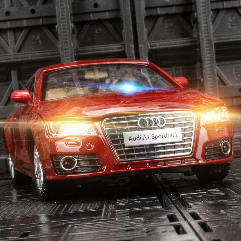Модель автомобиля Audi A7 в масштабе 1:24 модель из сплава четыре двери купе