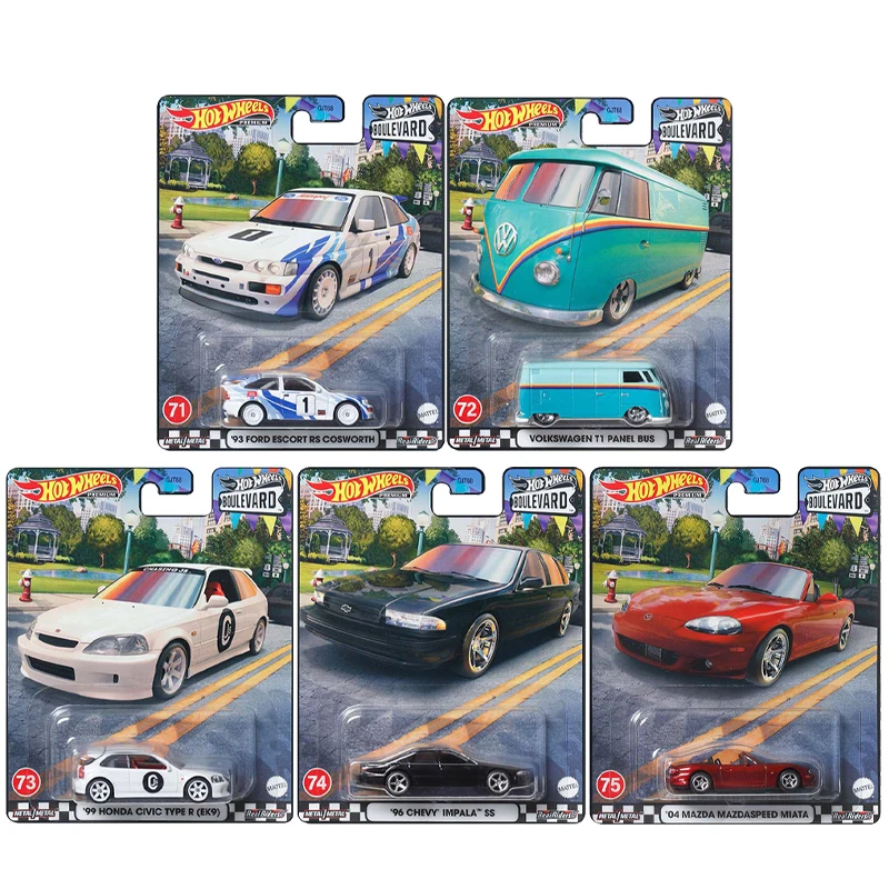Boulevard Series Set 2021 Premium 5 Modellautos 1:64 Hot Wheels - Foto 2