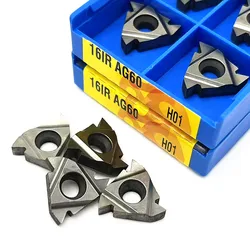 16ER AG60 H01 16IR 11ER 11IR AG60 H01 Carbide inserts Thread turning tools Lathe tools CNC tools Thread inserts Turning inserts