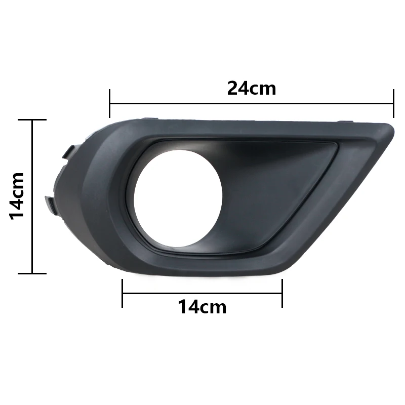 Mistlampafdekking Voor Subaru Voor Impreza 2012 2013 2014 Auto Voorbumper Lamp Frame Mistlamp Mistlamp Trim Chrome Bezel Mistlamp Cover Mistlampgrill Voorbumper (Color : 1 Pair