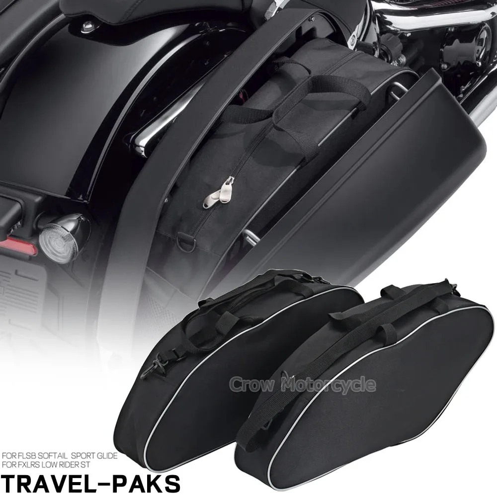 

Комплект подкладок для сумки, дорожные сумки для FLSB Softail Sport Glide FXLRST Low Rider ST 2022, боковые подкладки для багажа