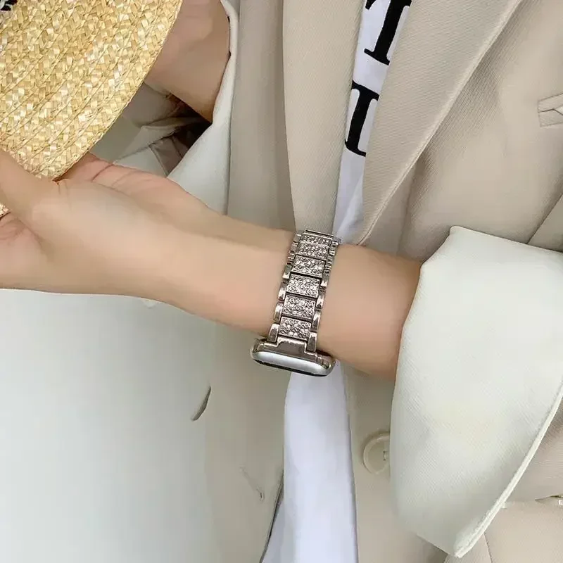 Diamond Bling Stainless Steel Bracelet