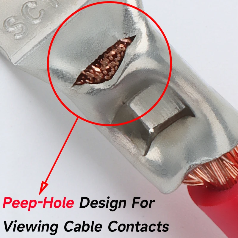 Фото 10 шт., кабельные наконечники из луженой меди №3