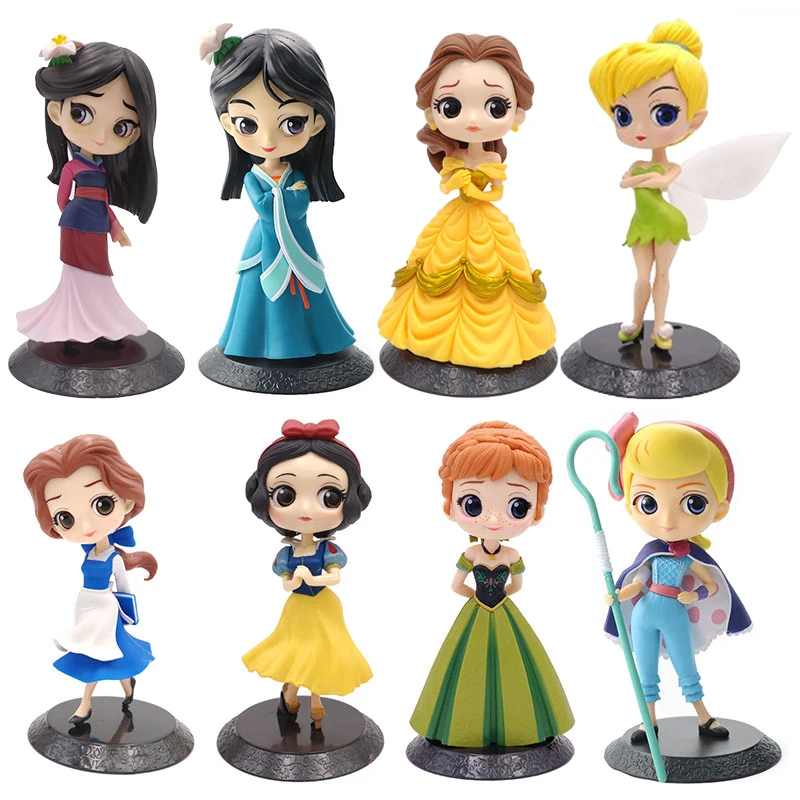 Bandai Q Posket принцесса Хуа Мулан Белоснежка колокольчик Харли Квинн чудо-женщина