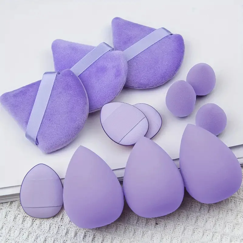 Makeup Tool Set 12PCS Giant Soft Makeup Egg Powder Suitable for Base Corner Setting Novice