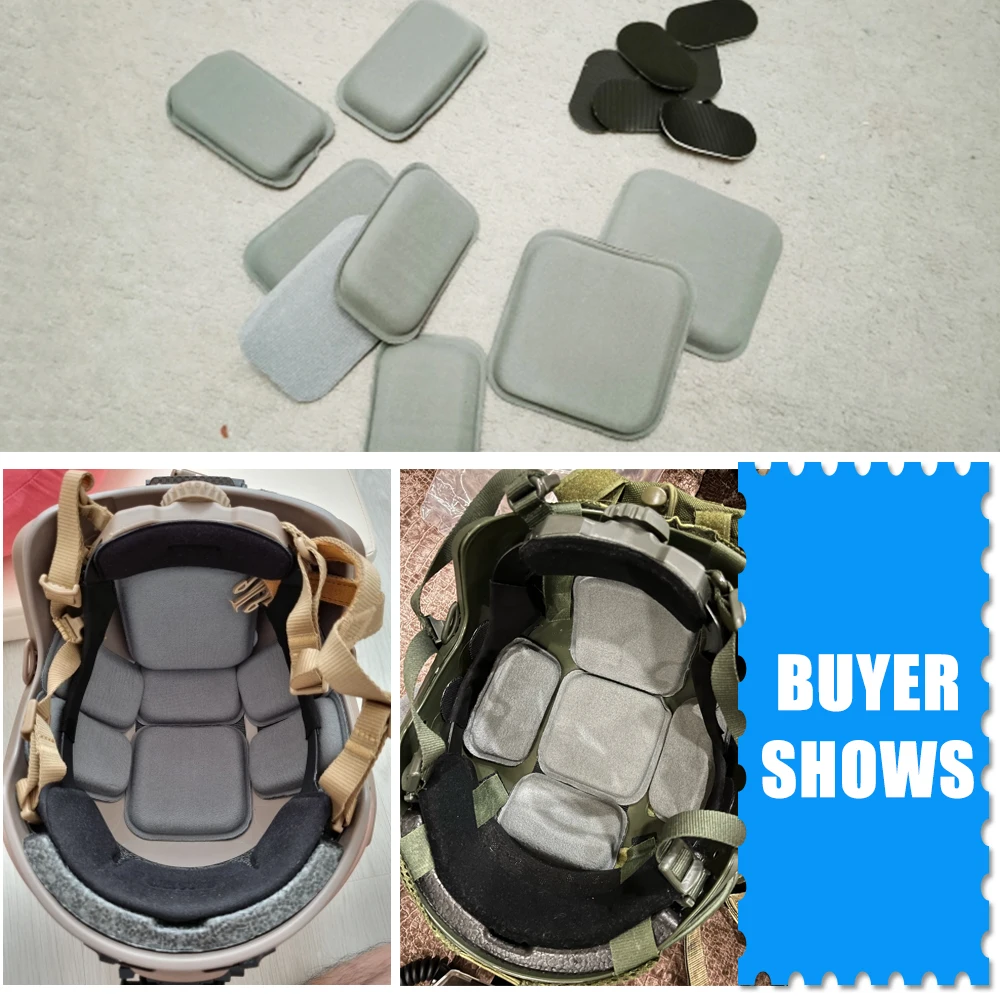 Description Picture 2 of itemFMA Tactical Helmet Protective Pads Replacement Pads Set Memory Foam Pads for Airsoft Hunting CP Fast MICH Helmet Accessories