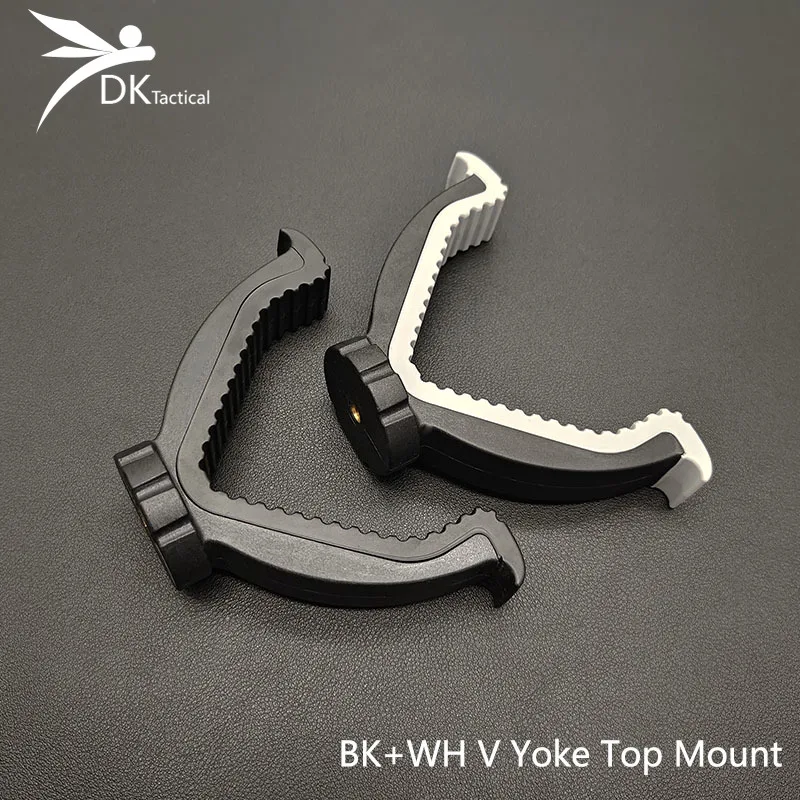 Tactical Outdoor V-shaped Yoke Top Stock Holder Single Legged Tripod 1/4 Threaded Universal Shooting and Hunting
